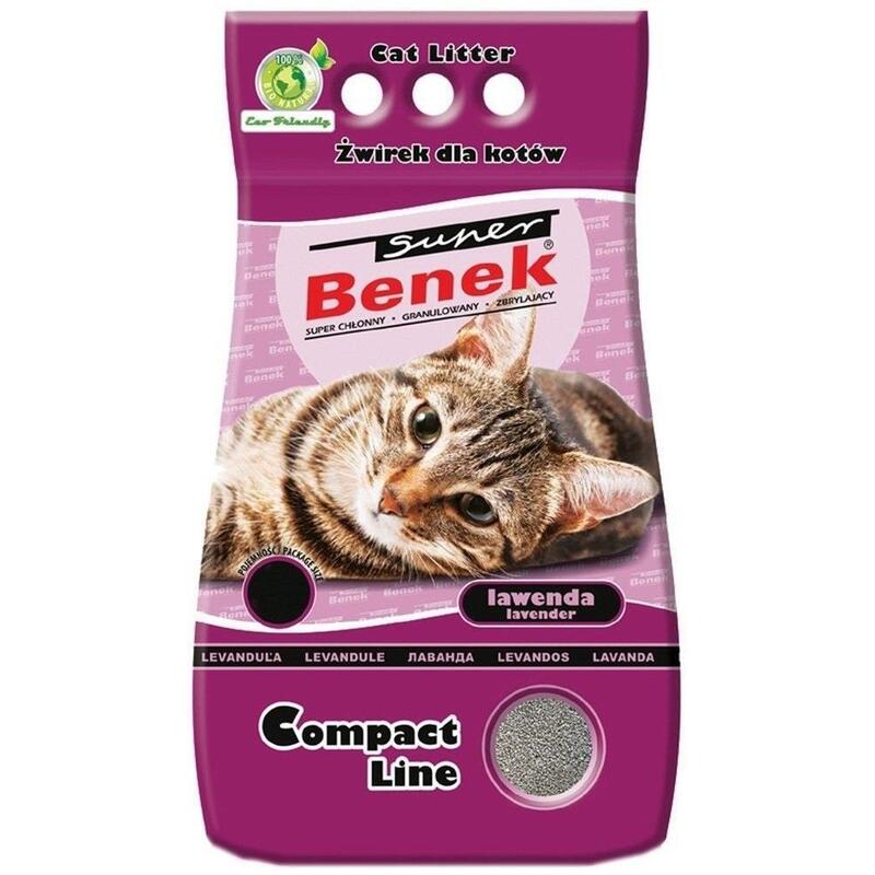 Arena Super Benek Compacto Lavanda 25l Activo