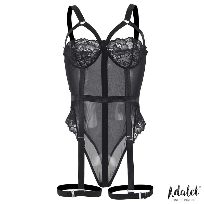 Ariana Body Con Liguero Y Ligas Rojo Talla (Interno):S/M