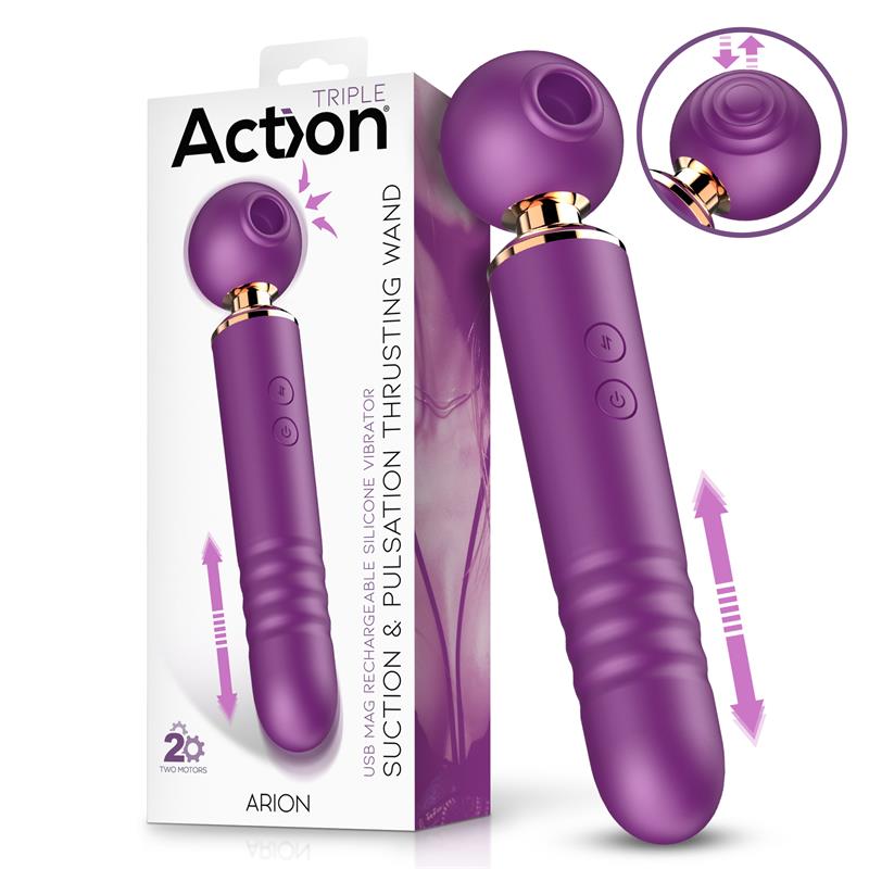Arion Masajeador Con Succión, Thrusting Y Pulsación