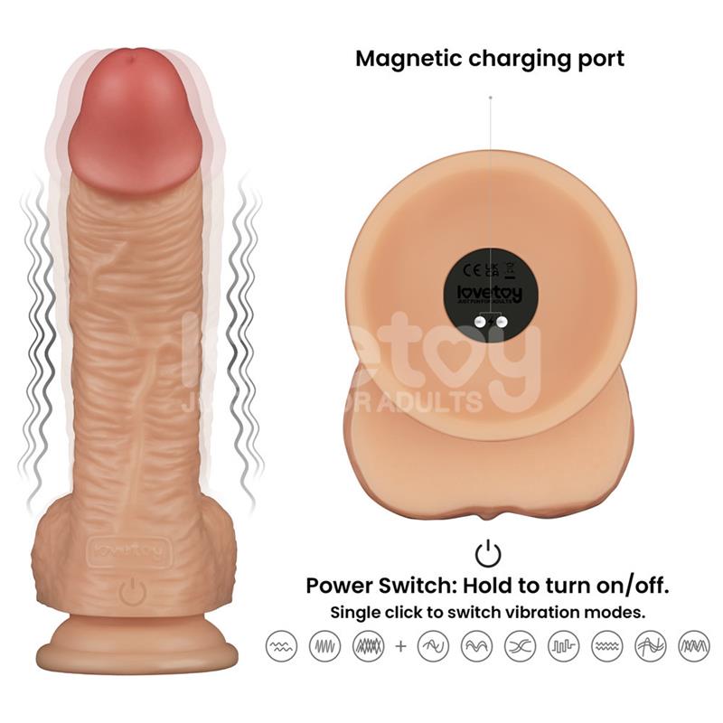 Arnés Con Dildo Con Vibración 8.5 Talla (Interno):Xs/S/M
