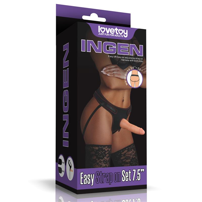 Arnés Con Dildo Easy Strapon 7.5