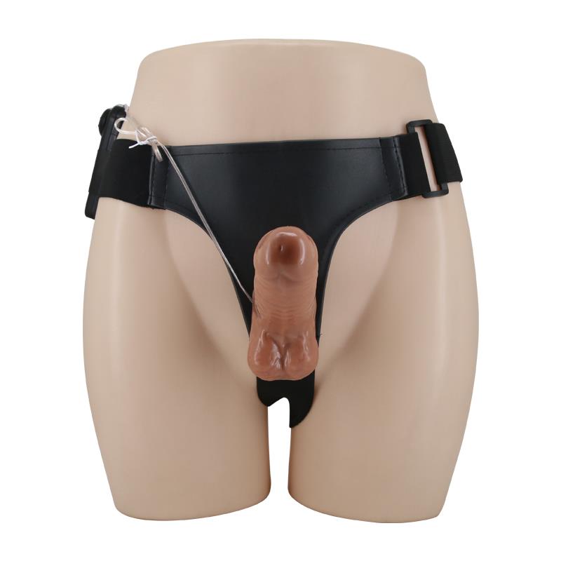 Arnés Con Dildo Retractil Con Vibración