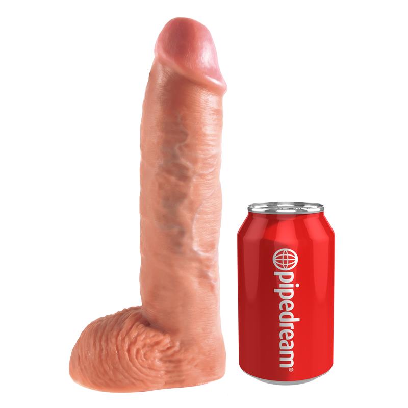 King Cock - Strap-On Con Dildo Hueco 25.5 Cm Y Tirantes Color Carne