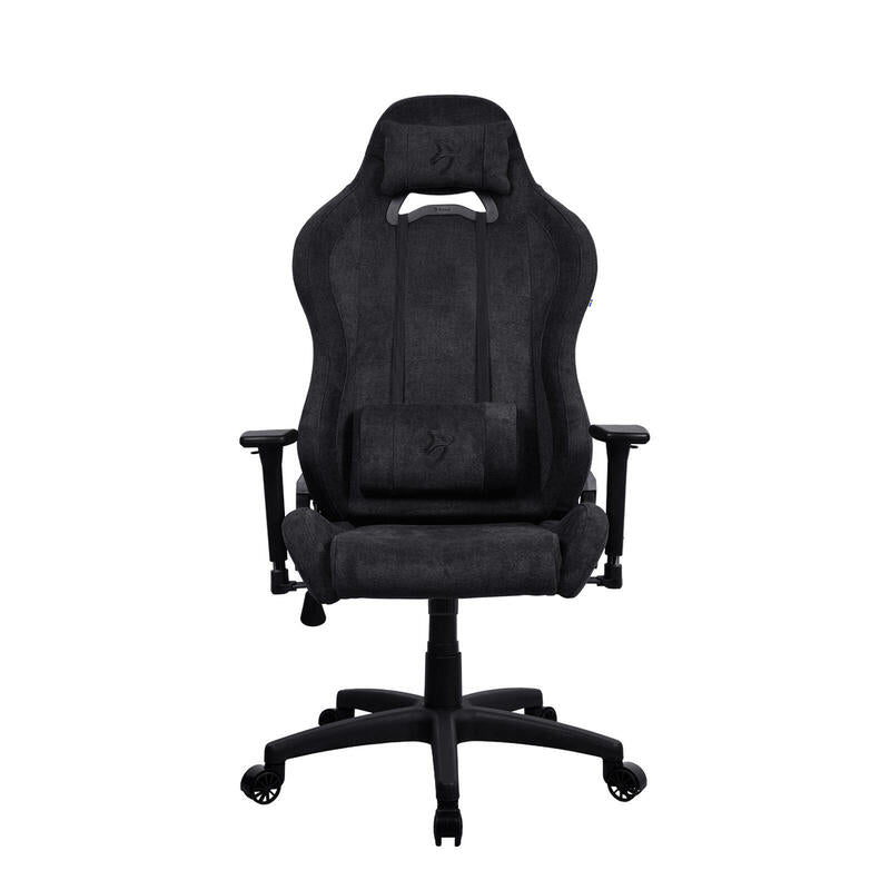 Arozzi Torretta Softfabric Gaming Chair, Pure Black