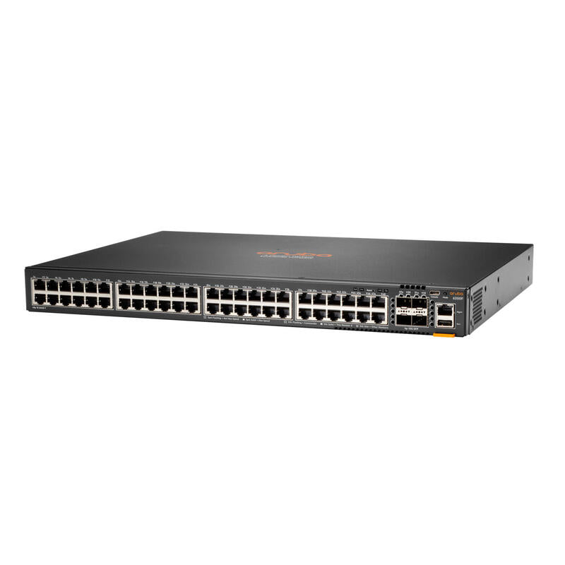 Aruba 6200f 48g 4sfp+ Gestionado L3 Gigabit Ethernet (10/100/1000) 1u Negro