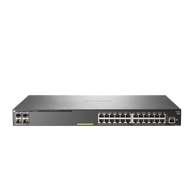 Aruba, A Hewlett Packard Enterprise Company Aruba 2930f 24g Poe+ 4sfp+ Gestionado L3 Gigabit Ethernet [10/100/1000] Energía Sobre Ethernet [Poe] 1u Gris