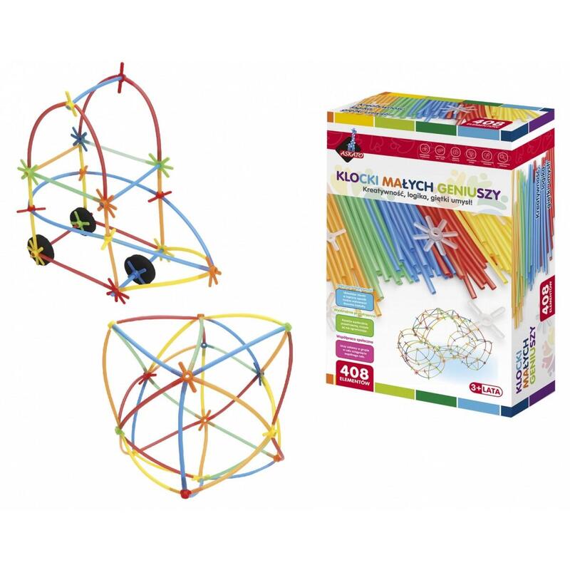 Askato Blocks - Little   Straws 408 Pcs