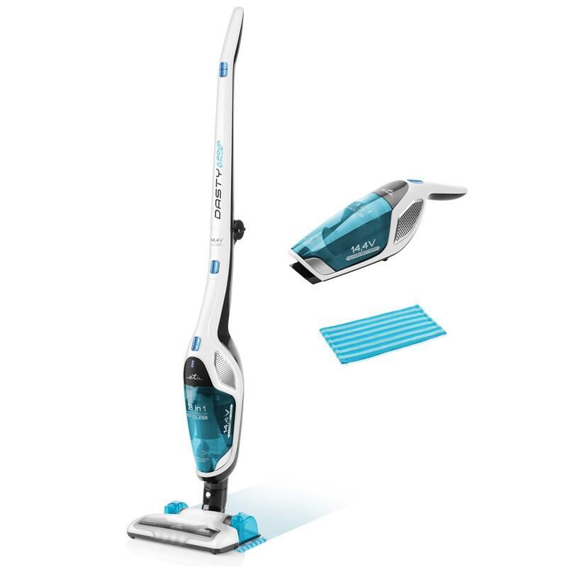 Aspirador Eta Dasty Aquaplus Eta344790010 Funcionamiento Inalã¡Mbrico, De Mano Y De Mano, 14,4 V, Tiempo De Funcionamiento (Mã¡X.) 45 Min, Blanco/Azul