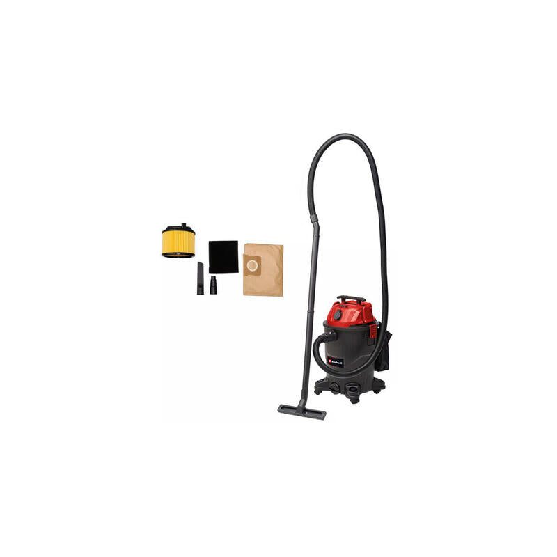 Aspiradora Einhell Tc-Vc 1930 A En Seco Y Húmedo 2342490 (Rojo/Negro)