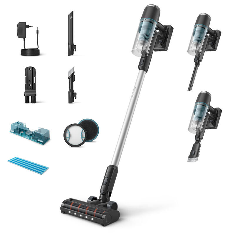 Philips Xc3133 01 Vacuum Cleaner, Handstick, Cordless, Aqua Mist