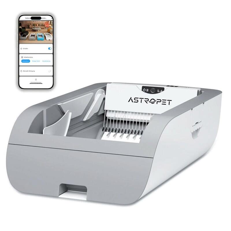 Astropet Self-Cleaning Cat Litter Box App Contr. Helios