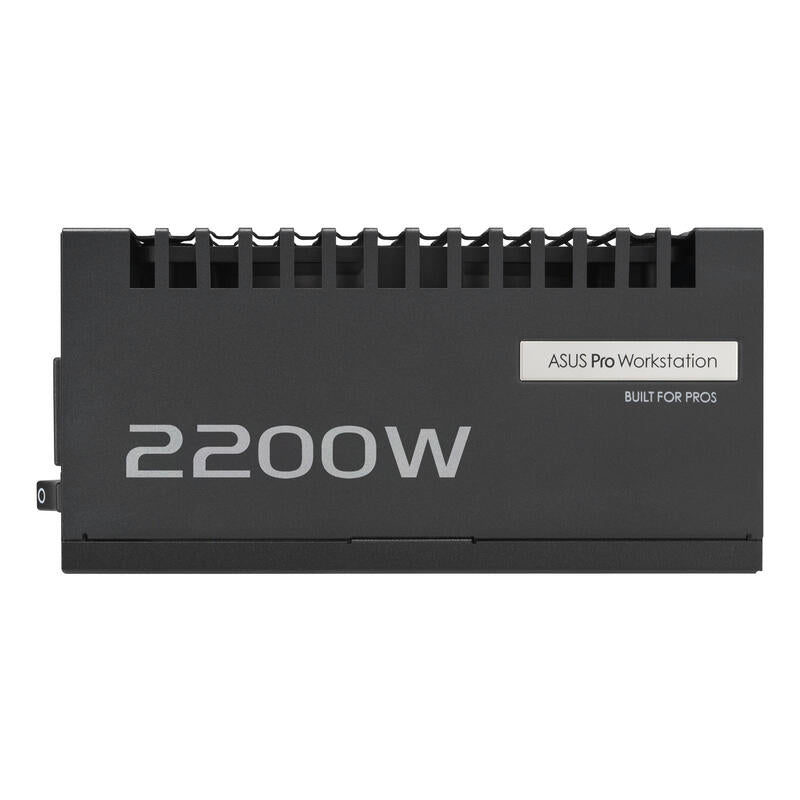 Asus Asus Asus-Pro-Ws-2200p, Fuente De Alimentación Para Pc Negra, 2x Gpu De Alta Potencia De 12 Pines, 4x Pcie, Gestión De Cables, 2200 Vatios 90ye00z1-B0na00