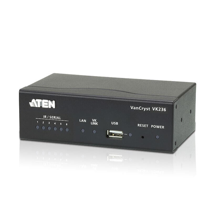 Aten Control Center 6-Port Ir/Serial Expansion Box (Vk236-At Aten Vk236, Alámbrico, 0 - 80%, 0 - 50 °C, 130 X 75,8 X 42 Mm, 450 G