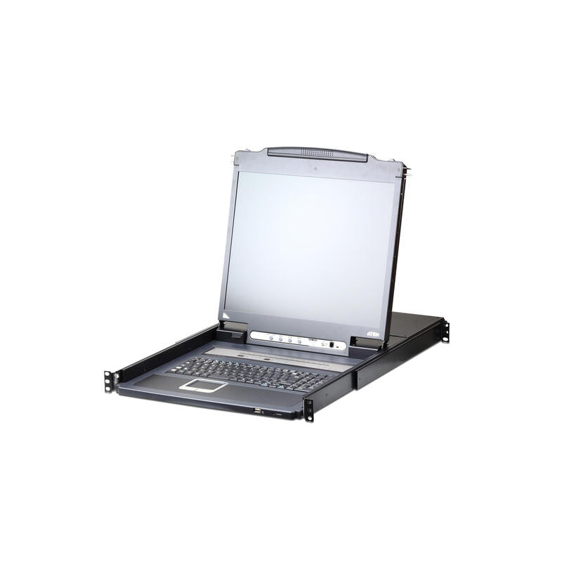 Aten Desktop Kvm 16-Port 17" Lcd Kvm Switch Over Ip (Usb - P Aten Cl5716im, Full Hd, 1920 X 1200 Pixeles, 1920 X 1200 Pixeles, Usb, Usb, Vga