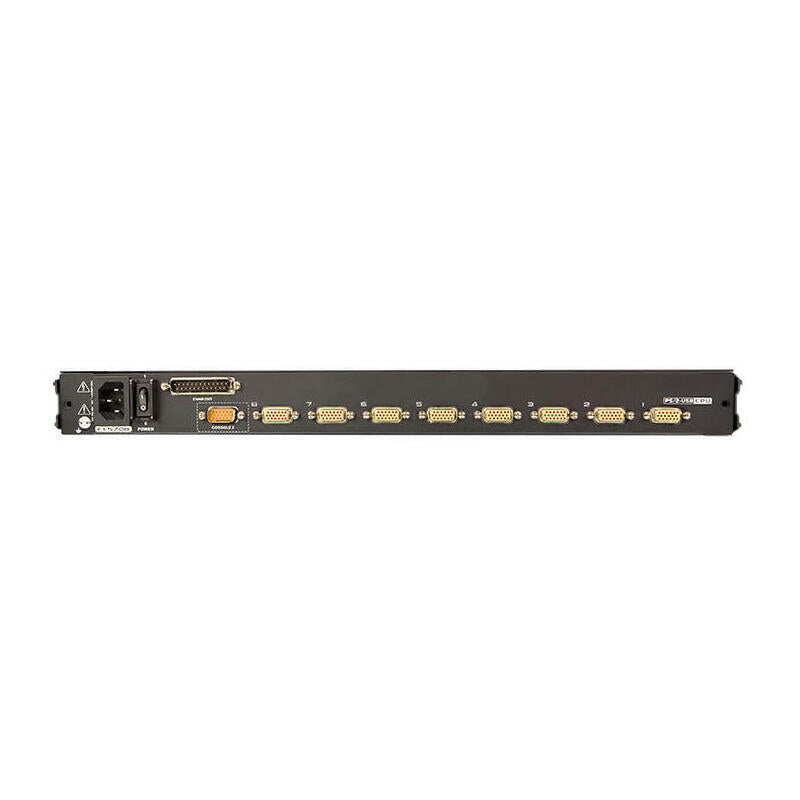 Aten Kvm 8 Port Lcd Led 17'' + Keyboard + Touchpad Usb-Ps/2