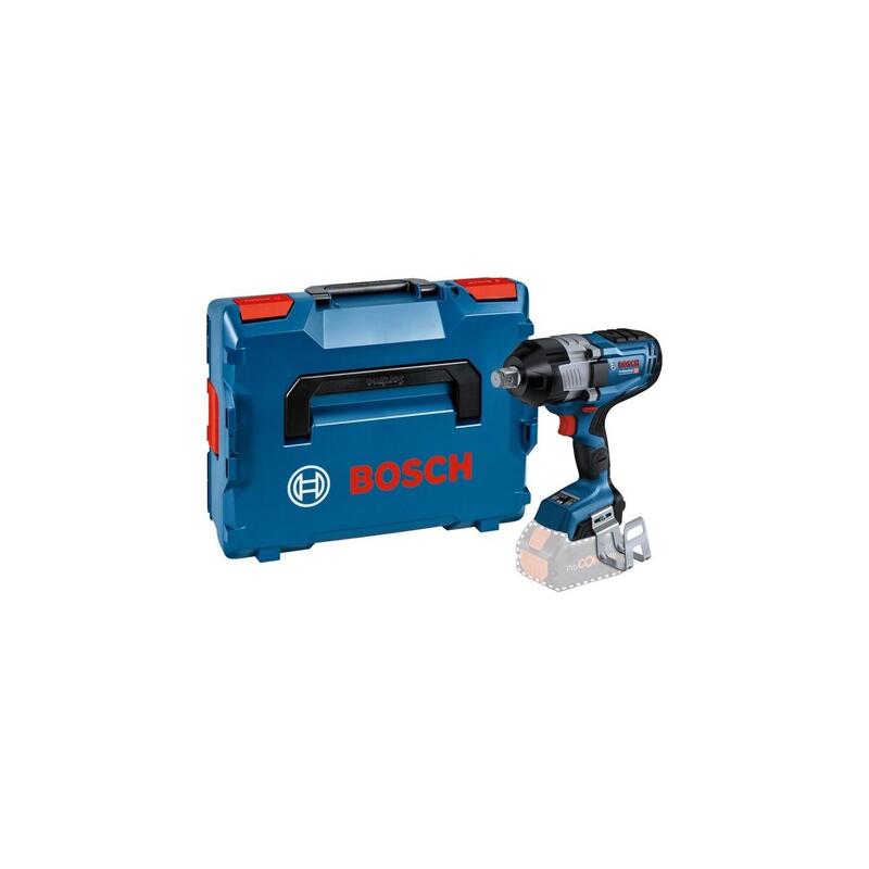 Atornillador De Impacto Bosch Professional  A Batería Biturbo Gds 18v-1600 Hc Professional Solo, 18 Voltios Azul/Negro, Sin Batería Ni Cargador, 3/4", En L-Boxx 06019m1001