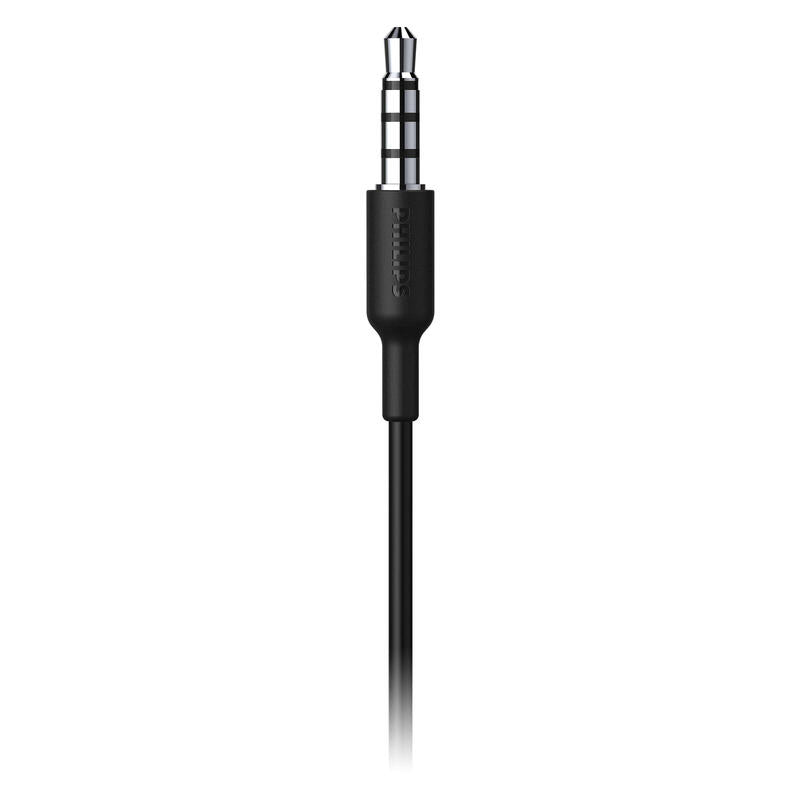 Auricular Philips Deportivo Intrauditivo Negro Con Micro