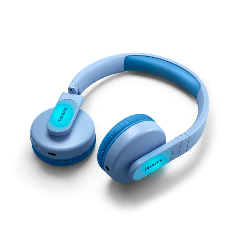 Auricular Philips Diadema Tak4206 Para Niños Azul Inalambrico