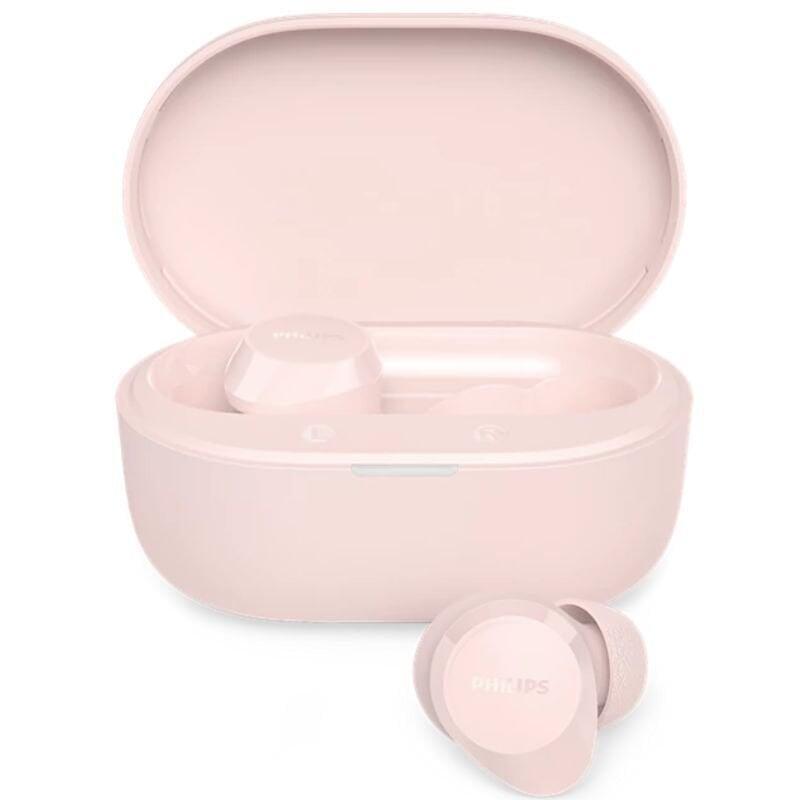 Auriculares Bluetooth Philips Tat1300pk Con Estuche De Carga Autonomía 6h Rosas