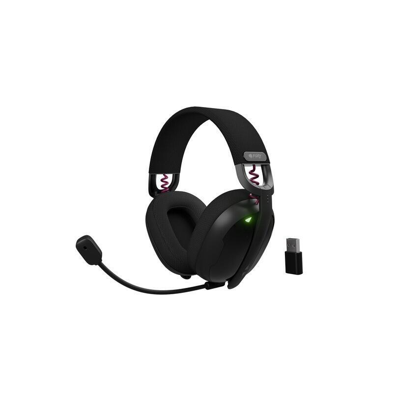 Auriculares De Diadema Fury Fukiya F6 Inalámbricos Negro