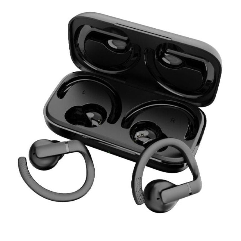 Auriculares Deportivos Bluetooth Daewoo Dw2003 Con Estuche De Carga Autonomía 8h Negros
