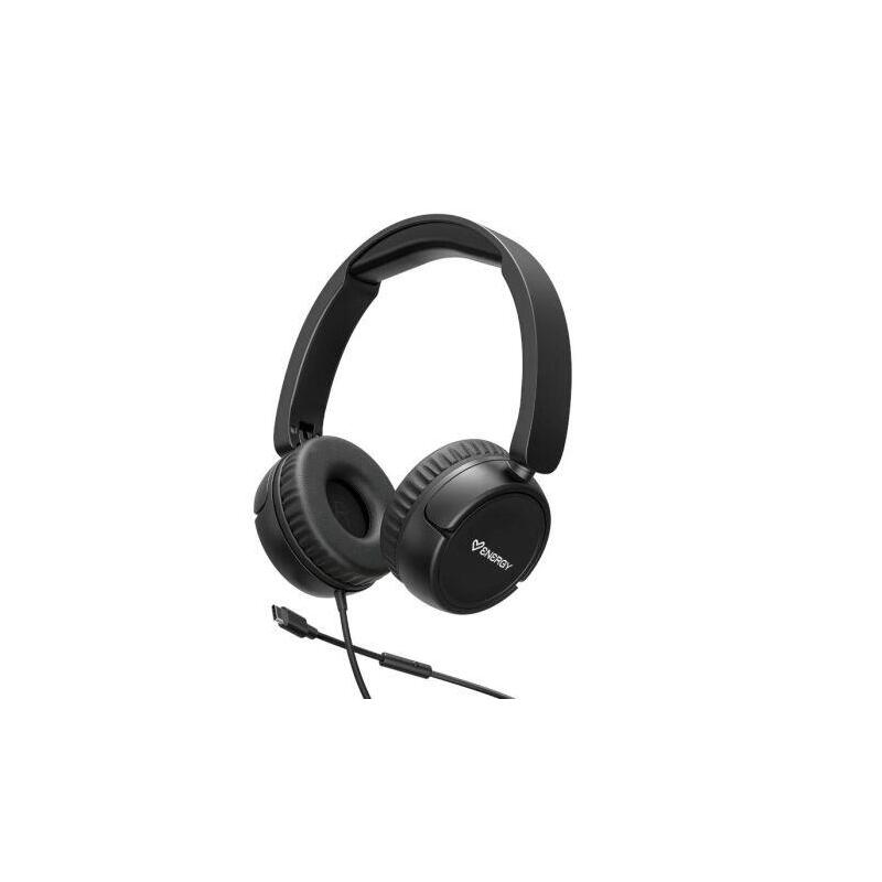 Auriculares Diadema Con Cable Energy Sistem Urban - Usb Tipo C · Micrófono · Negro