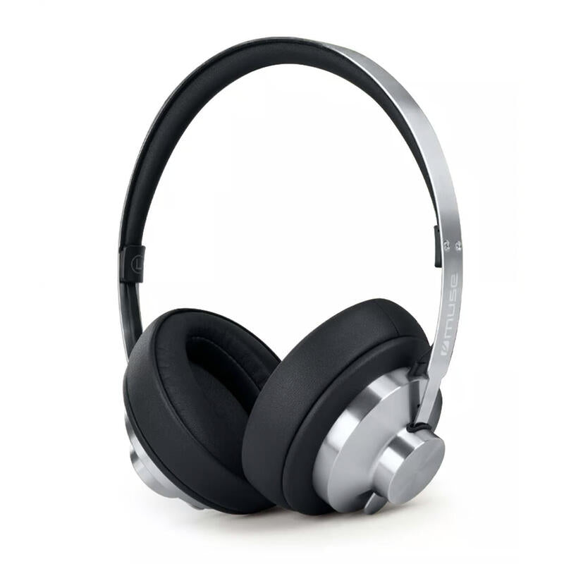 Muse M-298 Sbl Bluetooth Stereo Headphones, Black Silver