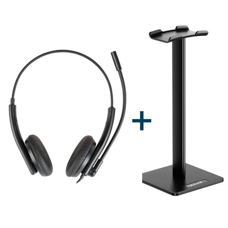 Auriculares Iggual Kit Enc3030 + Soporte Sa22