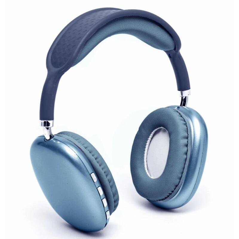 Auriculares Inalámbricos Bluetooth P9 Pro Max Con Cancelación De Ruido, Azul