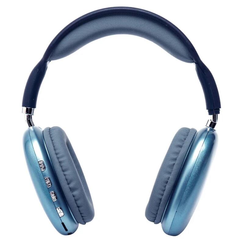 Auriculares Inalámbricos Bluetooth P9 Pro Max Con Cancelación De Ruido, Azul
