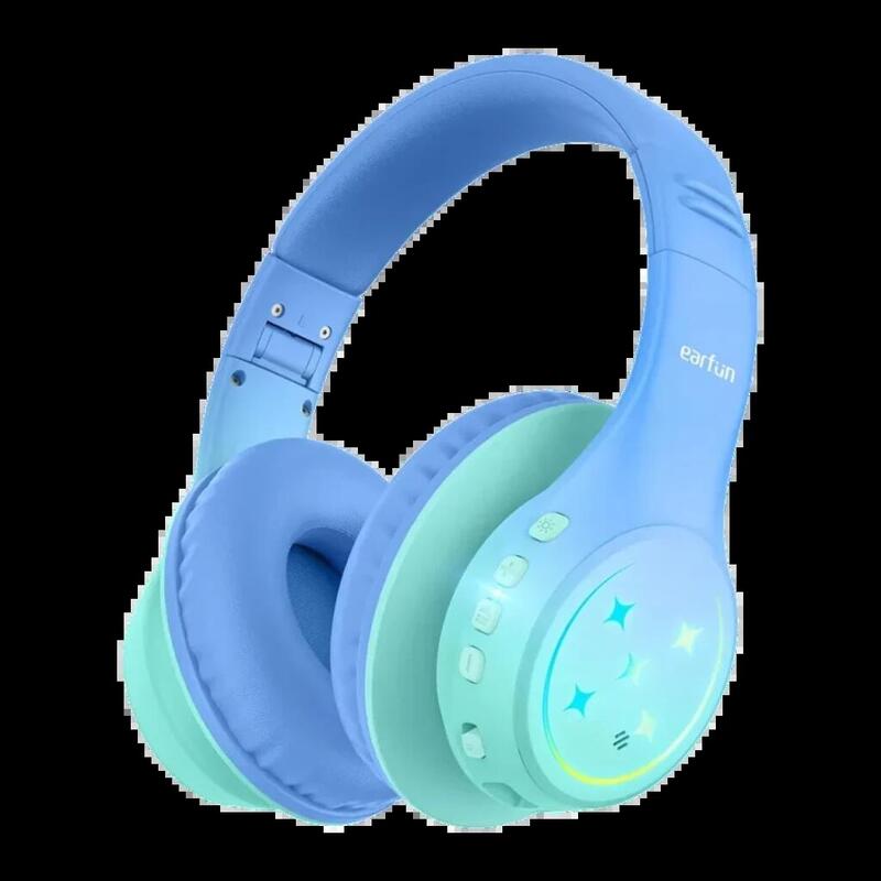 Auriculares Infantiles Earfun K4 Azul Diadema Bluetooth 5.4 90h