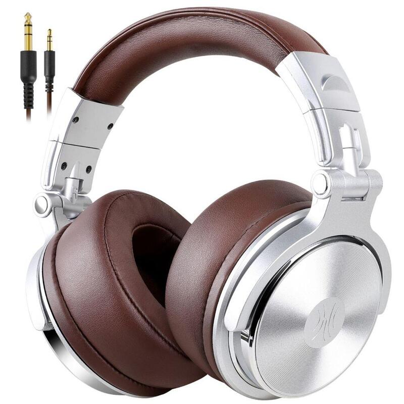 Auriculares  Oneodio Pro40 Silver-Brown