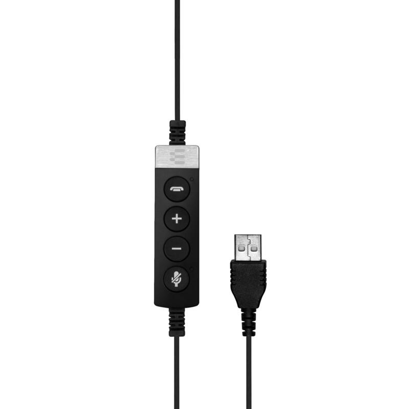 Auriculares Sennheiser Impact Sc 260 Usb Ms Ii, Biauriculares