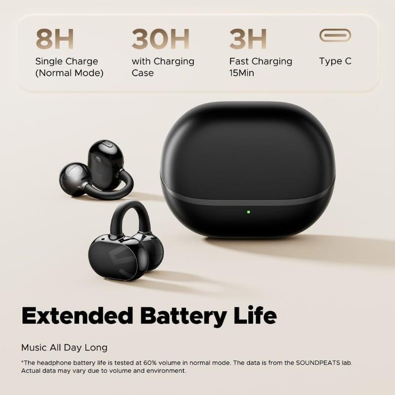 Auriculares Soundpeats Pop Clip Tws