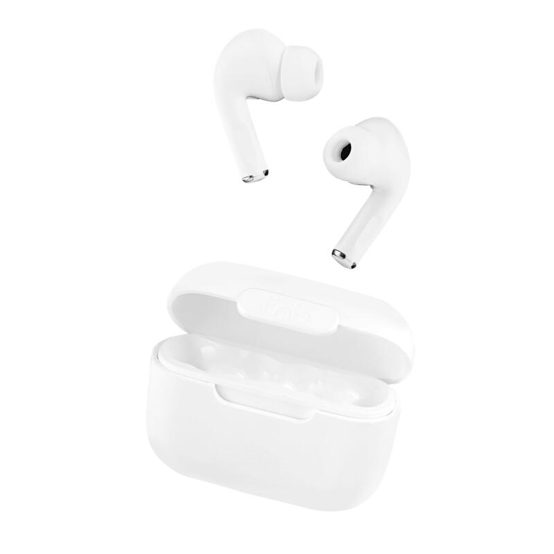 Auriculares T'Nb Inalámbricos En La Oreja, Tws,  Táctil Intuitivo Y Micrófono Integrado Blanco