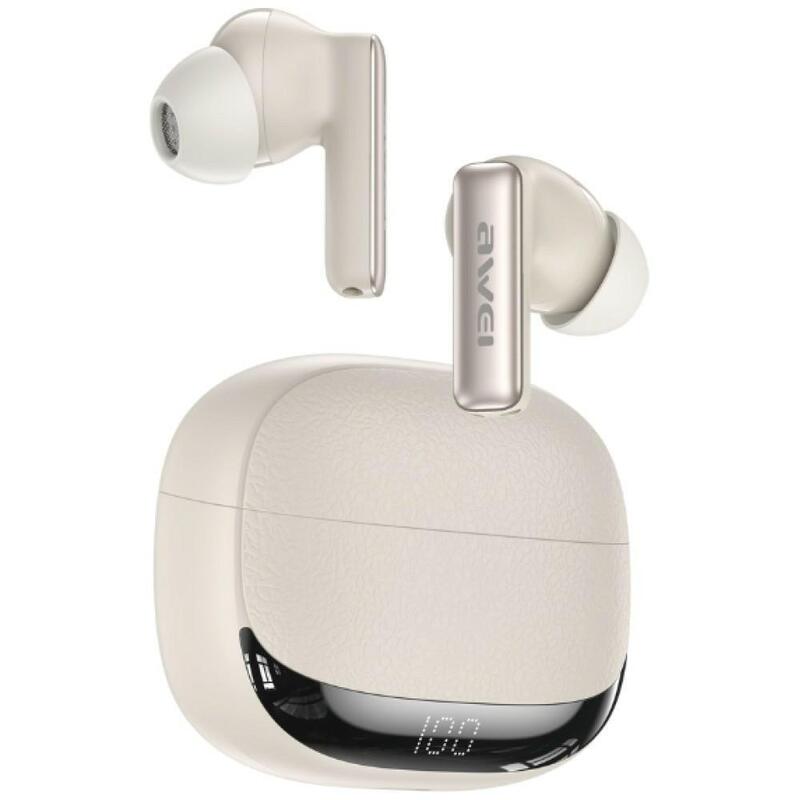 Auriculares Ta19 Anc Tws Bluetooth 6.0 Beige