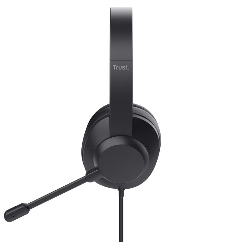 Auriculares Trust Ayda Max Con Micrófono Jack 3.5 Negros