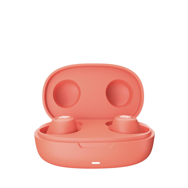 Auriculares Urbanista True Wireless Inalambricos Lisbon Coral Peach Naranja Coral