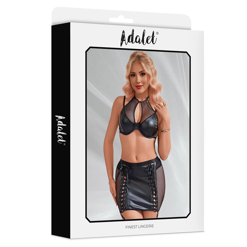 Aurora Falda Y Top Cuero Vegano Talla (Interno):S/M