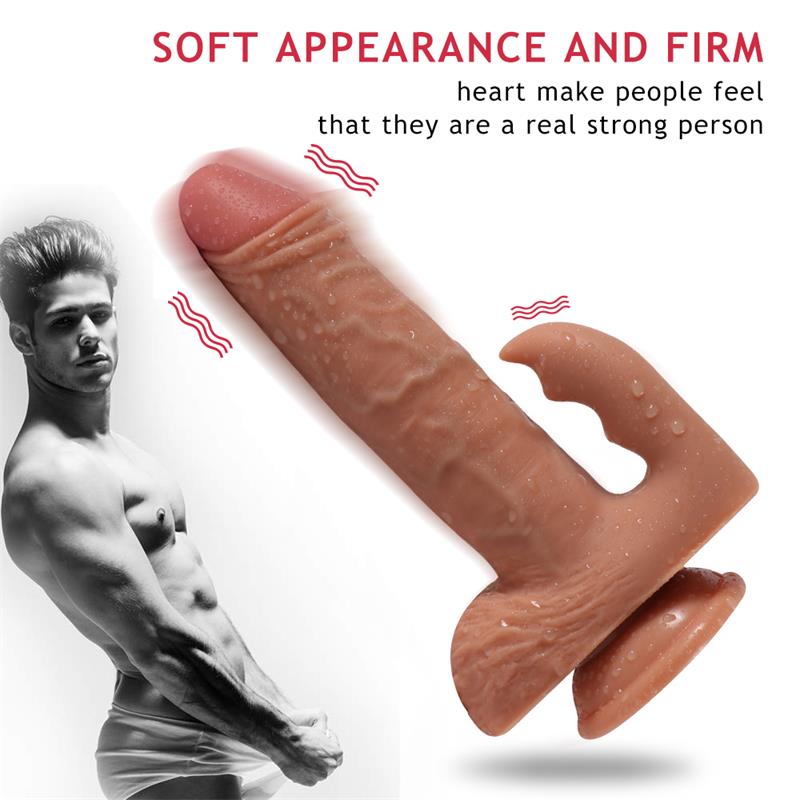 Austin Dildo Con 20 Modos De Vibración Y Estimulador De Clítoris