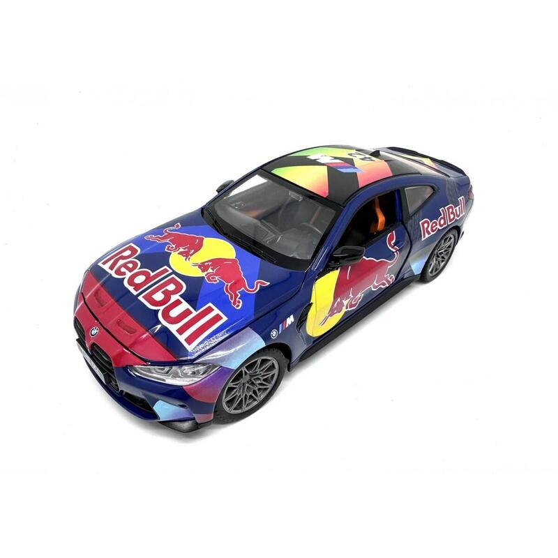 Auto Msz 1/24 Bmw M4 Red Bull Luz Sonido
