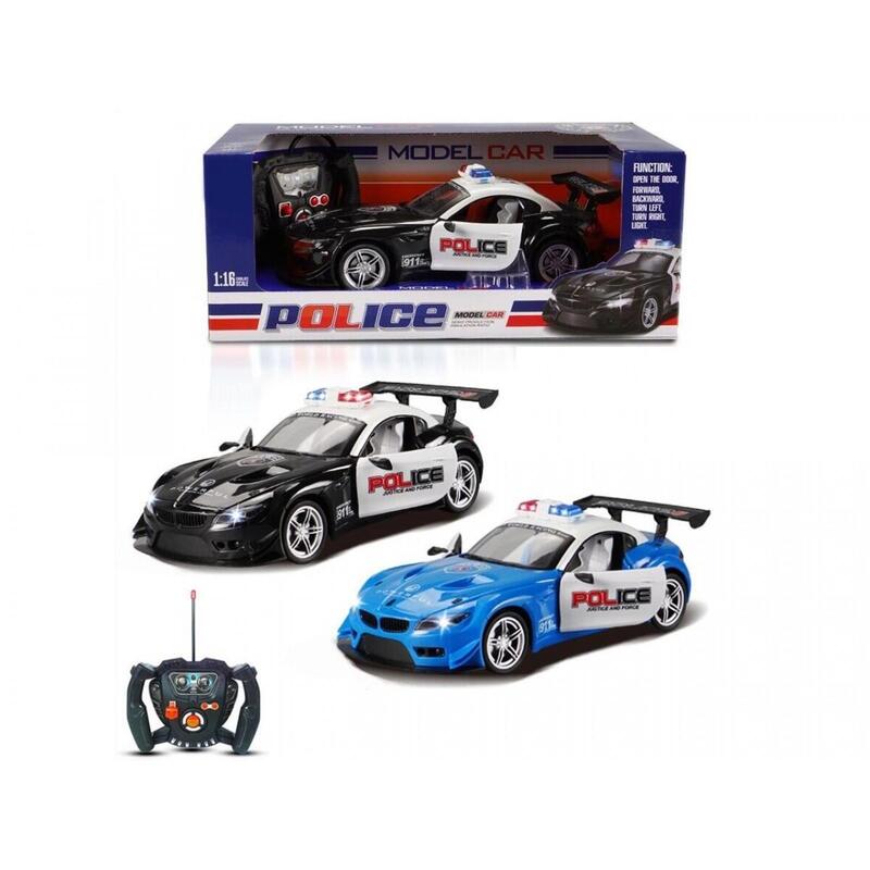 Auto Policja R/C Swiatlo, Otwierane Drzwi
