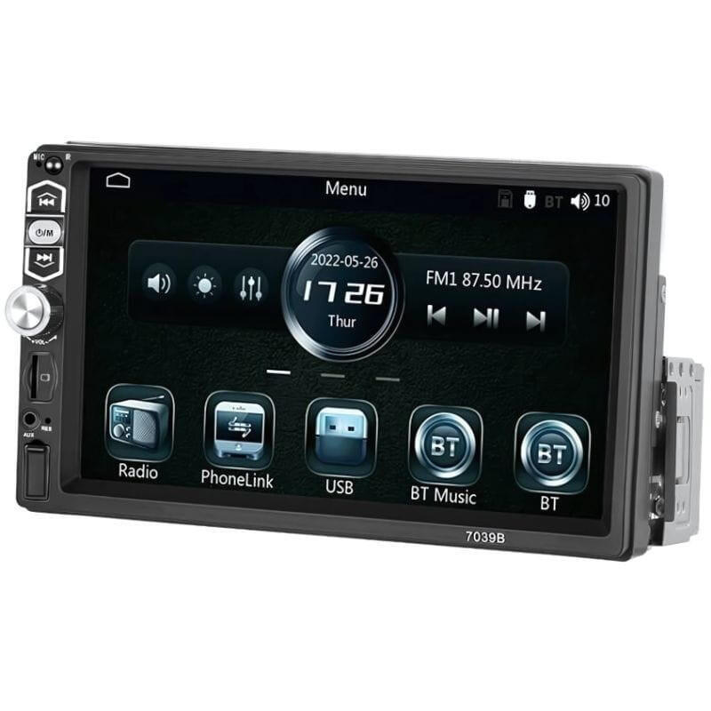 Podofo A3061 7 Pulgadas Carplay Y Android Auto - Autorradio Din 1