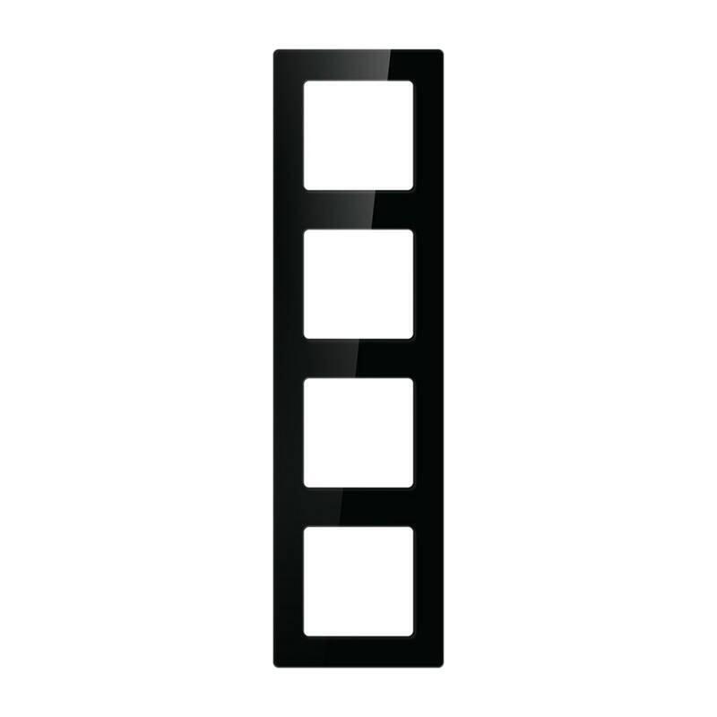 Avatto N-Ts10-Frame-B4 Negro - Marco De Interruptores