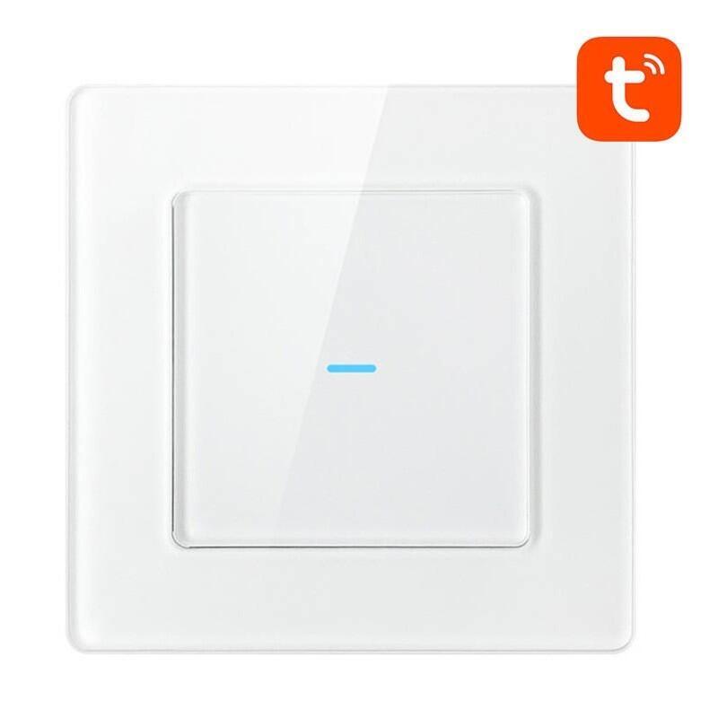 Avatto N-Ts10-W1 1 Botón Wifi Blanco - Interruptor Táctil Inteligente