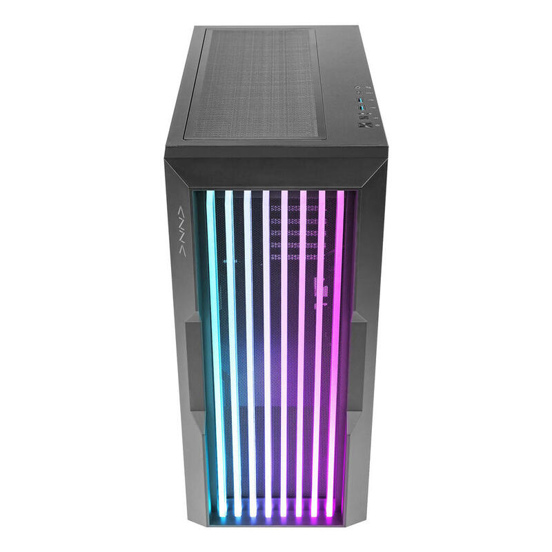 Azza Guardian 520bg Gaming Miditower Black Rgb Glassgitter Retail