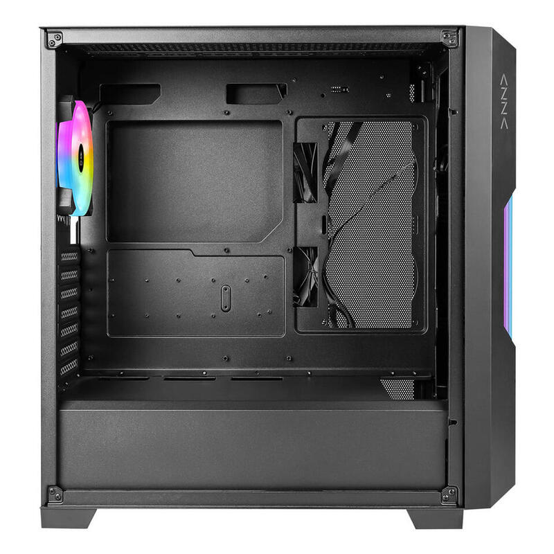Azza Guardian 520bg Gaming Miditower Black Rgb Glassgitter Retail