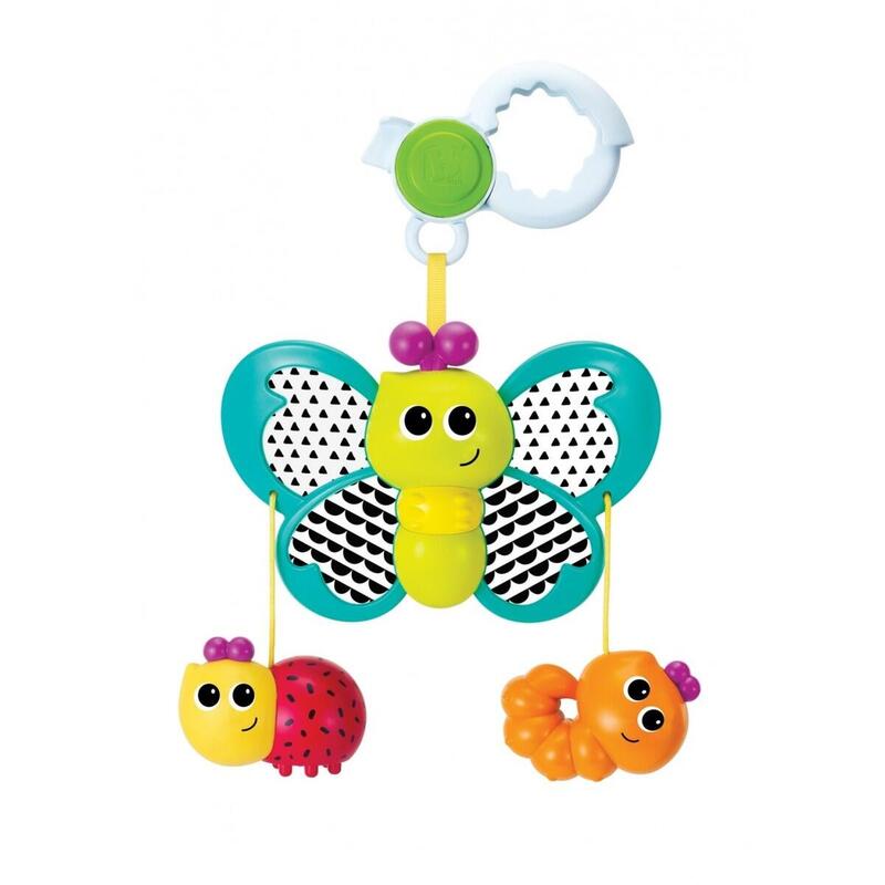 B-Kids Butterfly On A Cl Ip With Pendants