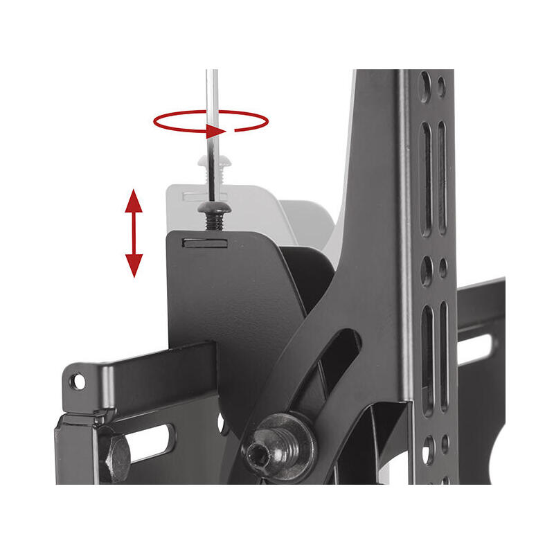 B-Tech Deckenhalterung 600x400 -50kg Bis 65'' Neig 0.6-1m 50mm Negro