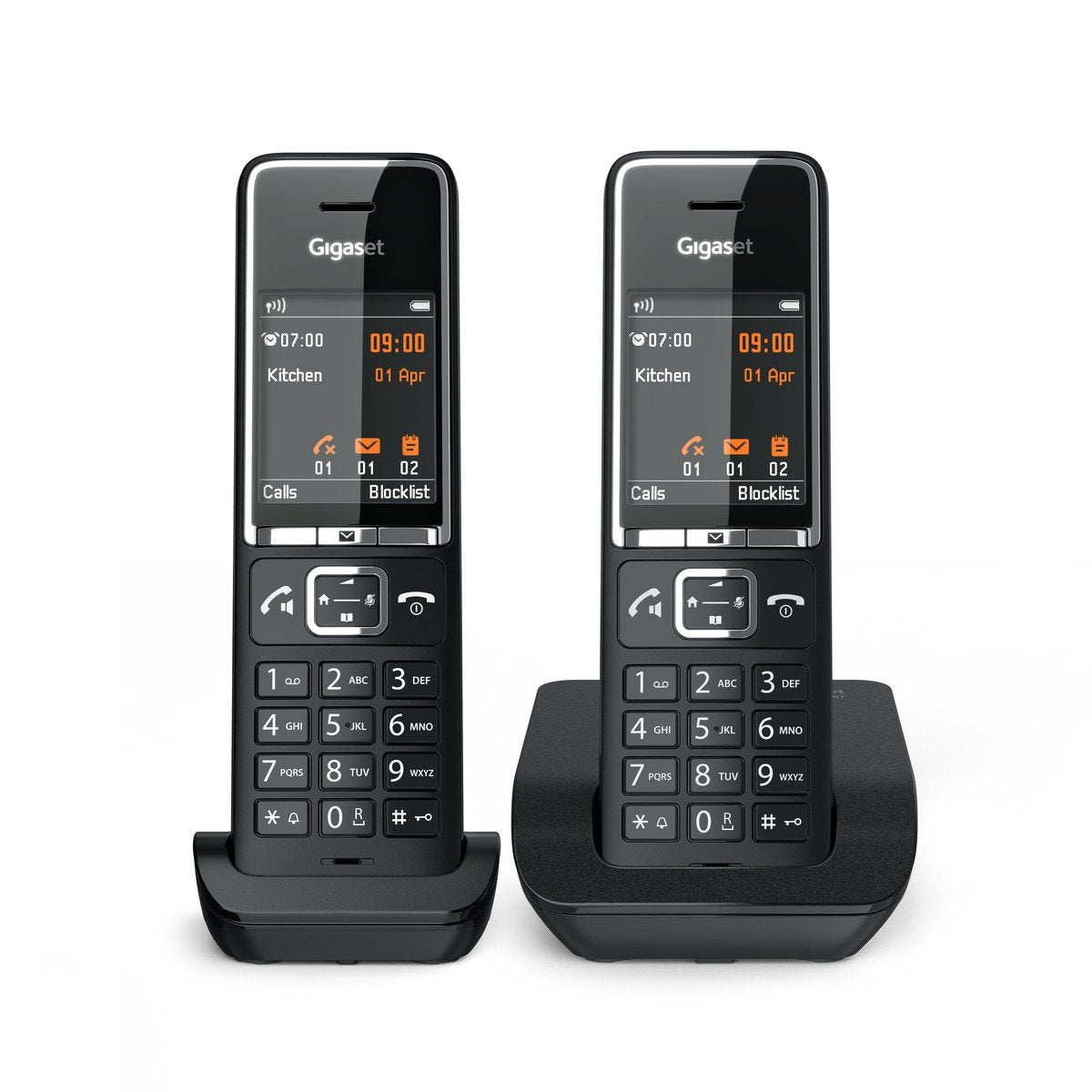 EAN 4250366866352 - Gigaset COMFORT 550 duo Teléfono analógico Identificador de llamadas Negro imagen 10